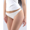 GINA Dámske bokové tangá Bamboo Cotton s bambusom a bavlnou | 05010P - biela, S/M