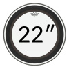 Remo Ambassador SMT Clear Bass Priemer blany: 22