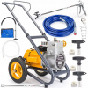 Hydrodinamický maliarsky agregát - FARBA JEDNOTKA 1500W hydrodynamická striekacia pištoľ (Hydrodinamický agregát - FARBA JEDNOTKA 1500W hydrodynamická striekacia pištoľ)