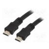 Cable HDMI 1.4 HDMI plug,both sides PVC 30m black Core Cu