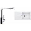 Set Blanco 11-C 25 (dřez Favum XL 6 S Bílá + baterie Mila Chrom)