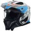LS2 prilba DRIFTER OF606 Devor matt white/blue - XL