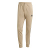 adidas Essentials Fleece Tapered Cuff 3-Stripes Joggers Sandstone L