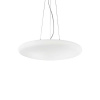 Sklenený závesný luster SMARTIES SP5 D60, biela farba | Ideal Lux