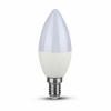 LED žiarovka - E14, 4W, Studená biela, 320lm