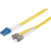 Intellinet 474016 optické vlákno LWL prepojovací kábel [1x zástrčka LC - 1x ST zástrčka] 9/125 µ Singlemode OS2 1.00 m; 474016