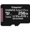 Kingston 256GB micSDXC Canvas Select Plus 100R A1 C10 - 1 ks SDCS2/256GBSP