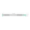 INTERSURGICAL 22mm DS Compact 1.5m+koleno s portem