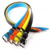 Plastový obojok Num'Axes šírka 2,5 cm - oranžová 85 cm 85 cm oranžová