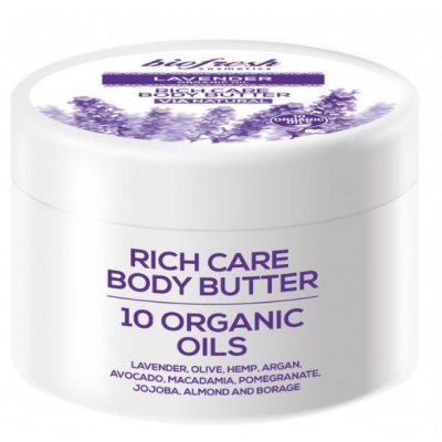 Bio Fresh Cosmetic Biofresh Lavender Organic oil Extra vyživujúce telové maslo s organickým levanduľovým olejom 300 ml