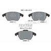 TEXTAR Sada brzdových platničiek kotúčovej brzdy TEXTAR 2469602