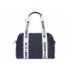 Childhome Prebaľovacia taška Mommy Club Signature Canvas Black
