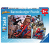 RAVENSBURGER Puzzle Spiderman 3x49 dielikov