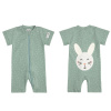 Detský overal s krátkym rukávom Rabbit, DOTS Mint, mätová, od značky Moniel 74 (6-9m) MON