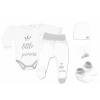 Baby Nellys Súpravička do pôrodnice Princess - biela 62 (2-3m)