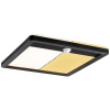 Paulmann 94709 Lamina PIR 2200K eck. schwarz LED stropné svietidlo 14 W čierna; 94709