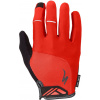 Dámske cyklistické rukavice Specialized Women's Body Geometry Dual Gél Glove Long Finger - red L