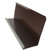 Bočné lemovanie k stene r.š. 310 mm pod škridlovú krytinu - Standard, RAL 8017 Čokoládová