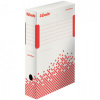 Archívny box Esselte Speedbox 80mm biely/červený