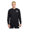 NIKE-M NK CLUB FT CREW BOLT-010 BLACK/WHITE Modrá L