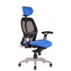 OFFICE PRO Kancelárska stolička SATURN NET modrá