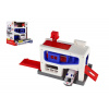Parkovací garáž + auto ambulance plast v krabici 20x20x14cm (00310145)