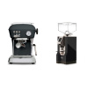 Ascaso Dream ONE, Anthracite + Eureka Mignon Turbo, CR black