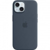 Kryt na mobil Apple iPhone 15 Silicone Case with MagSafe - Storm Blue MXPF3ZM/A