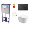 Swiss aqua technologies Cenově zvýhodněný závěsný WC set SAT do lehkých stěn / předstěnová montáž+ WC SAT Infinitio SIKOSSIN68KECO