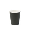 Nideko EKO papierový čierny pohár na teplé nápoje | 200 ml - 50 ks