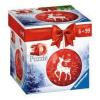 RAVENSBURGER 3D Puzzleball Vánoční ozdoba červená 54 ks