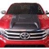 Oneway výdech kapoty Toyota Hilux 8. generace -- rok výroby 2015-2020 - matná černá SLEVA 5%