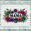 DTF transfer/nažehľovačka Mama-kvety Nálepka - výška: A5