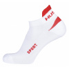 HUSKY Športové ponožky biele/červené M (36-40)