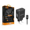 Chytrá síťová nabíječka ALIGATOR Power Delivery 20W, USB-C kabel pro iPhone/iPad, černá CHPD0015