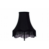 Lampové tienidlo - Lampa 20 cm strieborné pásy na farbách E14 (Lampa 20 cm strieborné pásy na farbách E14)