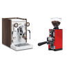 Biepi Sara PID, white/wood + Eureka Mignon Libra 65 All Purpose, CR ferrari red
