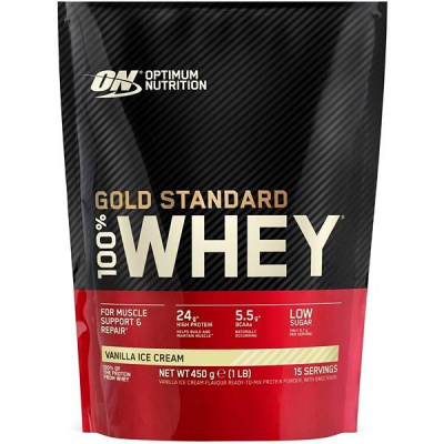 Optimum Nutrition 100 % Whey Gold Standard 450 g, Vanilla Ice Cream