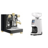 Lelit Bianca PL162T V3, black + Eureka Atom 60, white