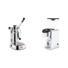 La Pavoni Professional Lusso + Rocket Espresso FAUSTINO 3.1, chrome