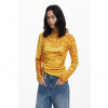 Dámský svetr DESIGUAL 25WWJF38 8018 JERS OTTAWA 8018 YELLOW velikost S