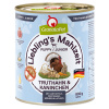 GranataPet Lieblings Mahlzeit 12 x 800 g - morčacie a králičie so zemiakmi, paštrnákom a lososovým olejom (junior)