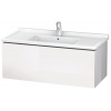 Duravit L-Cube - Umývadlová skrinka 41x102x47 cm, 1 zásuvka, lesklá biela LC616602222