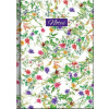 Notes poznámkový FLOWERS A5 138x205 mm linajkový kvetinky 96 listov