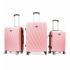 Sada cestovných kufrov MR4653 Ružová Aga Travel