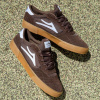 pánske topánky LAKAI CAMBRIDGE Chocolate/Light Blue UV Suede 40
