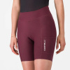 CASTELLI Cyklistické nohavice krátke bez trakov - COMFORT TRAVEL - bordová
