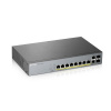ZyXEL Zyxel GS1350-12HP-EU0101F sieťový prepínač Riadený L2 Gigabit Ethernet (10/100/1000) Podpora napájania cez Ethernet (PoE) Šedá (GS1350-12HP-EU0101F)