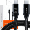 Kábel McDodo USB typ C - USB typ C 1,2 m čierny