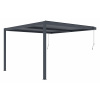 Bioklimatická pergola G21 Trenton 4x4 m, antracitová hliníková